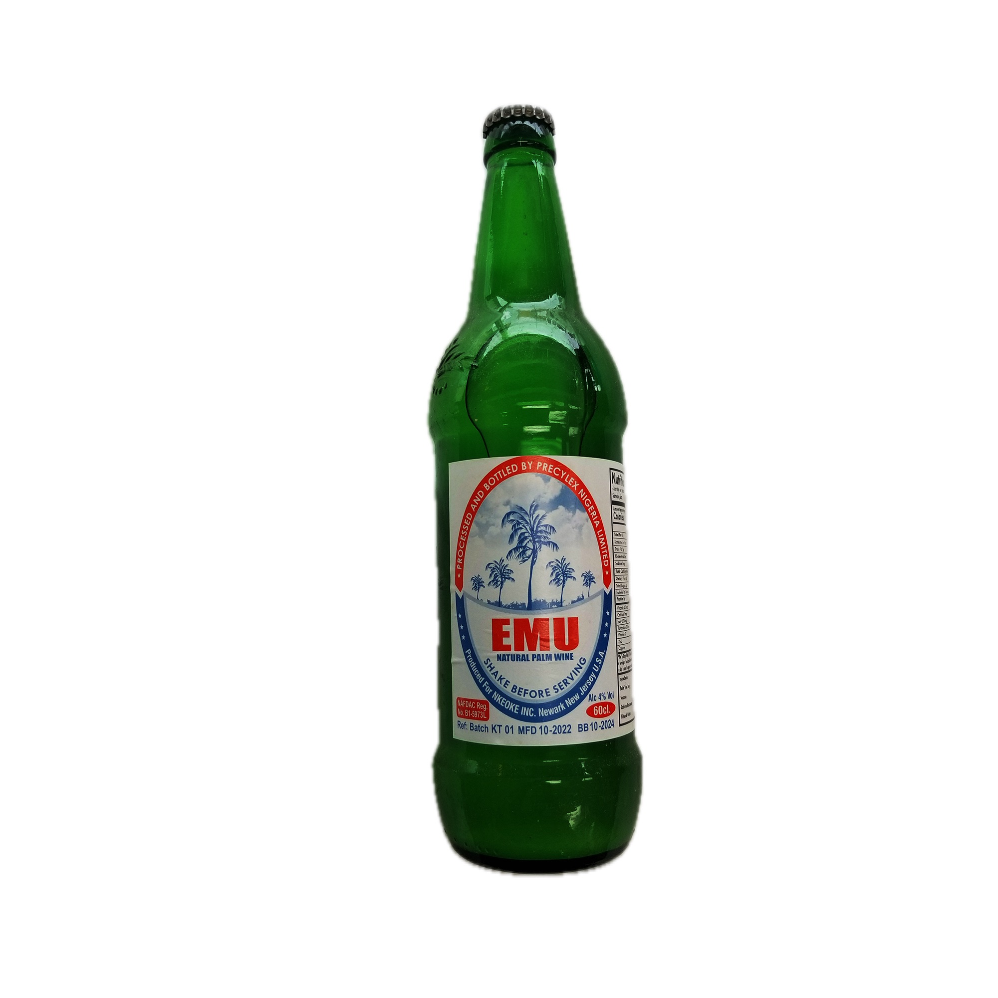 EMU Natural Palm Drink 20.4 fl oz, 60cl