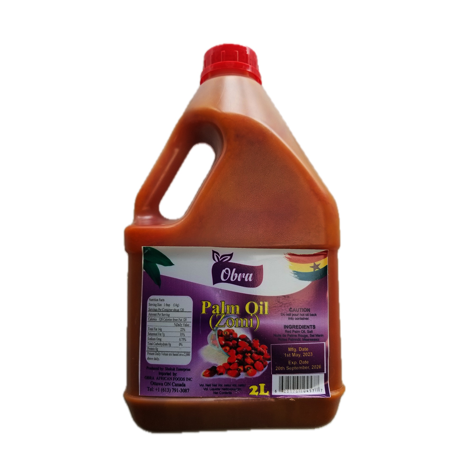 Obra Zomi Palm Oil 2L Keg