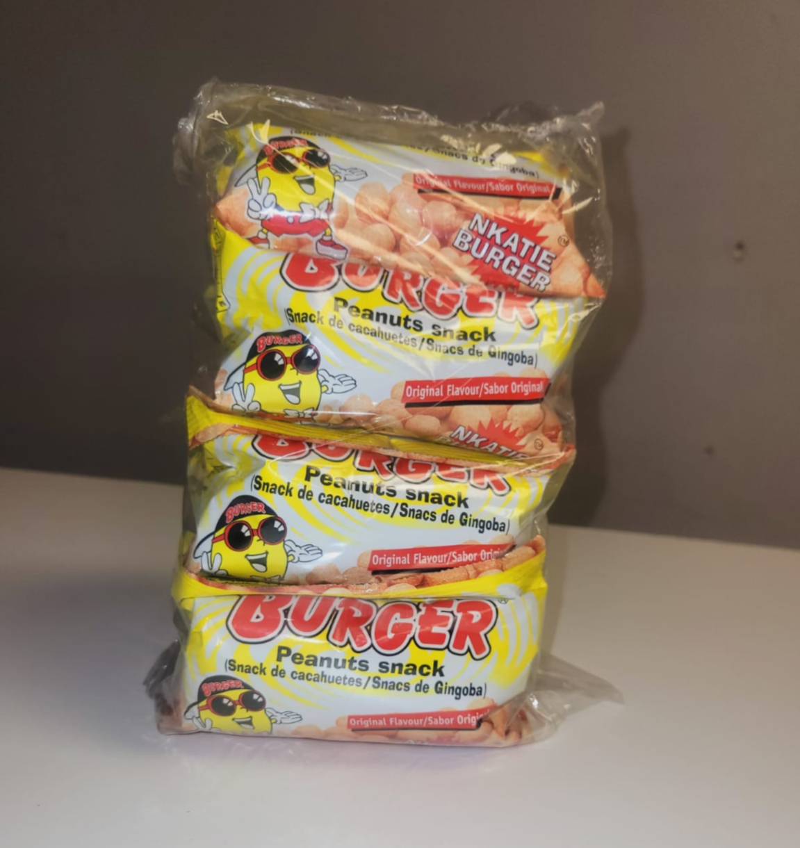 Burger Peanut Snack 35g (Dozen)
